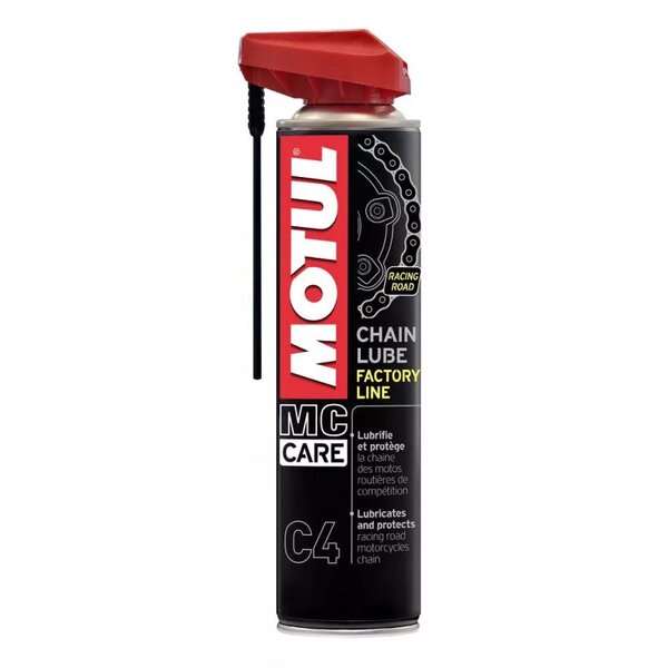 MOTUL C4 CHAIN LUBE FL 400ml – spray lubrifiant alb pentru lanțuri moto