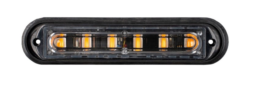 Lampă LED avertizare SHARK 6,7", 6W, 6 LED-uri high-end, 369lm, IP67, alimentare 9-32V, 18 moduri flash, omologare CE/UE, montaj rapid – semnalizare portocalie pentru ATV, UTV, auto, camioane sau utilaje, vizibilitate maximă și rezistență profesională