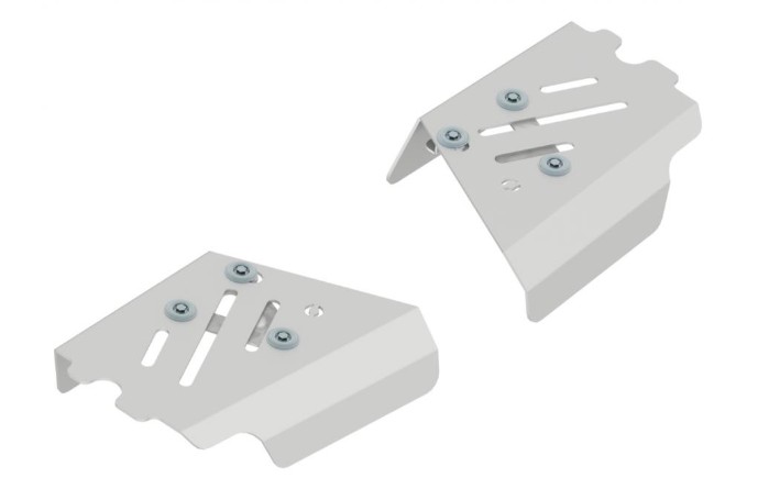 Set apărători aluminiu 4 mm pentru brațele spate Polaris Sportsman 550/850 XP (2015+), greutate 3,3 kg, montaj rapid, rezistență maximă și protecție off-road.
