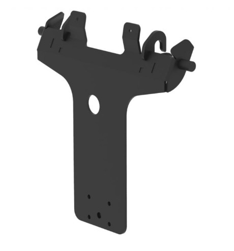 Adaptor front-mount Polaris Sportsman 570/ETX/BigBoss/SP/Touring/X2, produs din oțel rezistent, instalare rapidă pe punctele originale, prindere stabilă pentru plug heavy-duty.