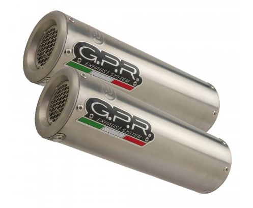 Dual slip-on GPR M3 D.58.1.M3.INOX inox periat cu db killers demontabili tevi intermediare incluse omologat sunet sport greutate redusa