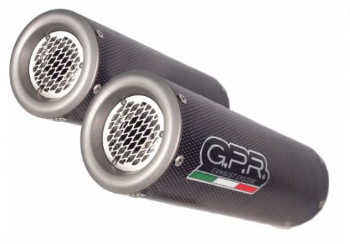 Dual slip-on GPR M3 D.58.1.M3.PP inox periat cu db killers demontabili tevi intermediare incluse omologat sunet sport greutate redusa