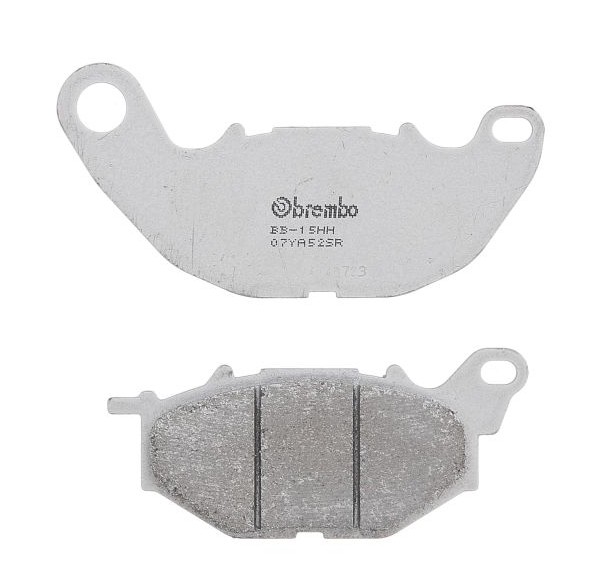Plăcuțe Brembo 07YA52SR SR sinterizate, frânare sport puternică și stabilă pentru motociclete stradale performante.