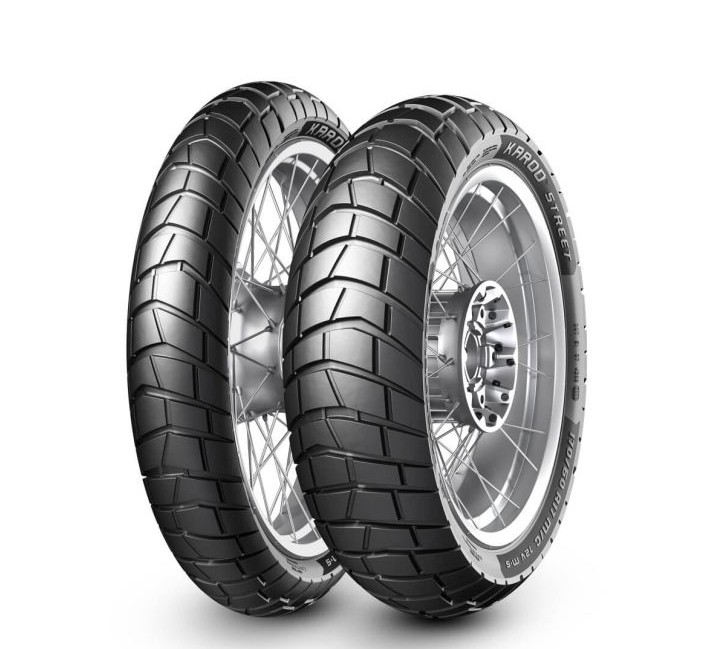 Metzeler Karoo Street 120/70R19 față TL 60V M+S, anvelopă adventure cu stabilitate și aderență pe asfalt și drumuri ușoare.