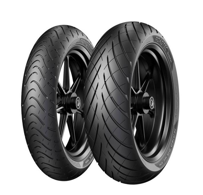 Anvelopă Metzeler Roadtec Scooter 120/70-12 pentru scutere, cu aderență bună și stabilitate ridicată în trafic urban.