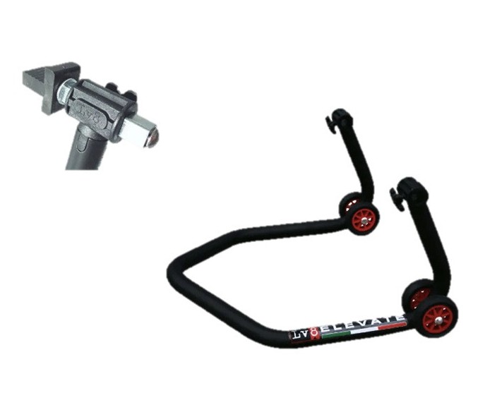 Stander spate LV8 DIAVOL E620DT pentru Yamaha T-MAX cu adaptoare cauciuc incluse și construcție profesională Made in Italy.