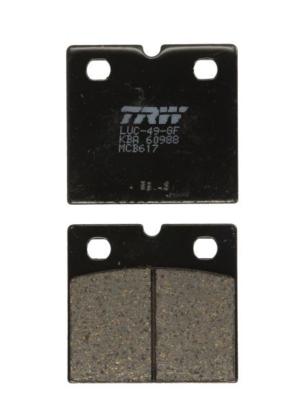 Plăcuțe frână TRW MCB617 ceramice, frânare lină, zgomot redus și durabilitate pentru BMW K Series