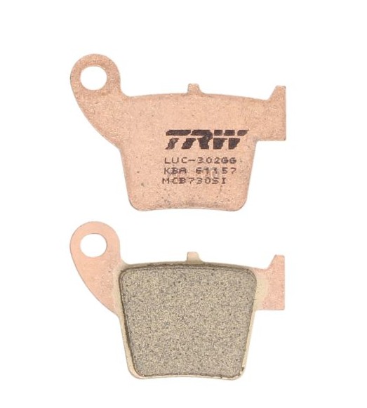 Plăcuțe frână TRW MCB730SI sinter off-road, frânare puternică și stabilă pentru motocross, enduro și ATV.